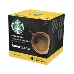 Kávékapszula, 12 db, STARBUCKS by Dolce Gusto®, "Veranda Blend Americano"